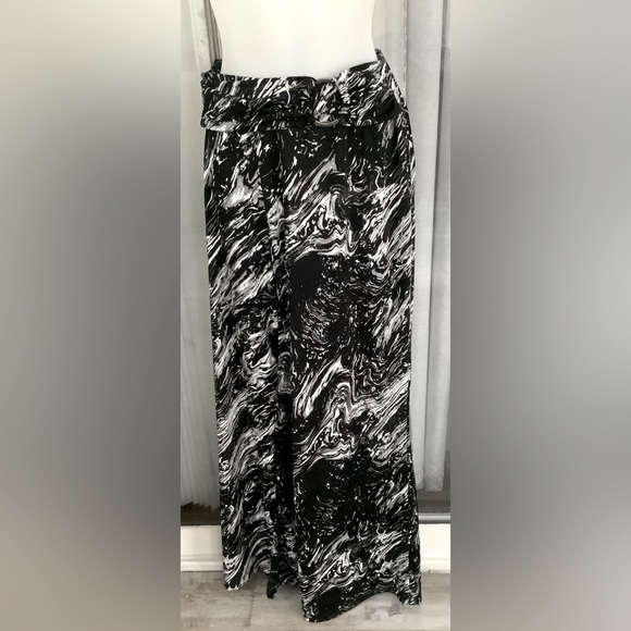 Robert Louis Pants - ROBERT LOUIS SPLATTER PAINT DESIGN WIDE LEG PANTS🇺🇸